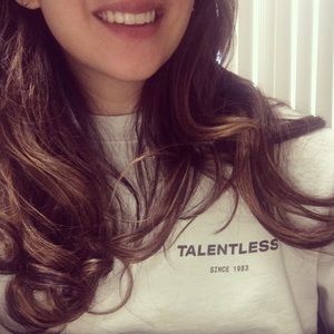 Talentless crew neck sweatshirt unisex